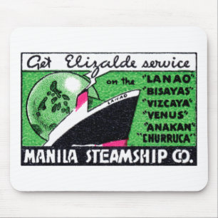 1930 Manila Dampfschifffahrtsgesellschaft Mousepad