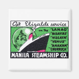1930 Manila Steamship Company Magnet