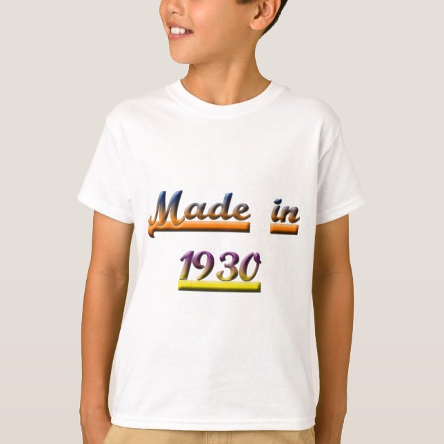1930 T-Shirt (Vorderseite)