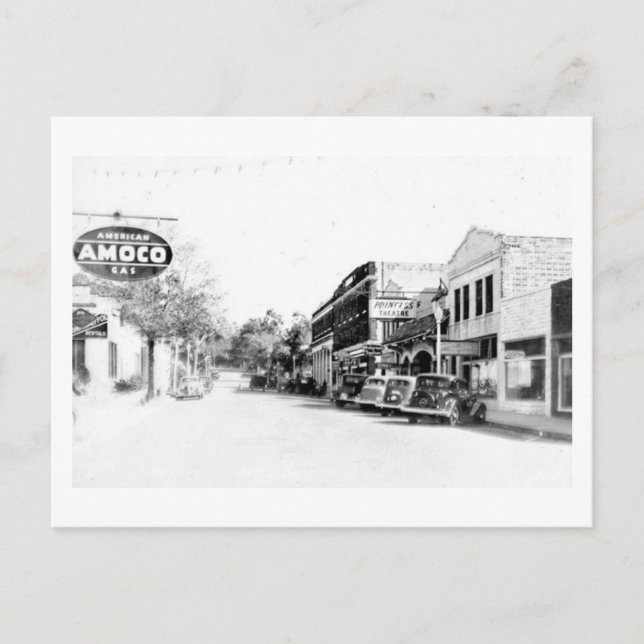 1930er, 5th Ave., Mount Dora, Fl. Postkarte (Vorderseite)