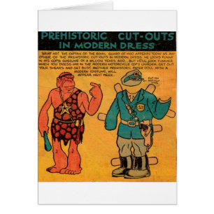 1930er Comic Strip Paper Puppe Royal Guard of Moo