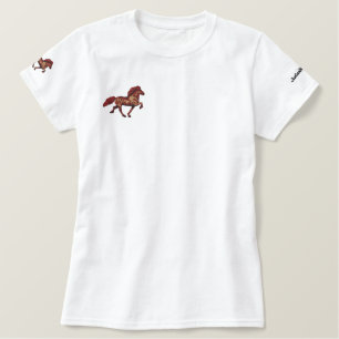 1930er Isländer Stickerei Besticktes T-Shirt