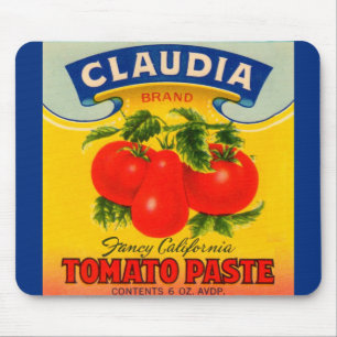 1930er Jahre Etikett für Tomatenpaste Mousepad