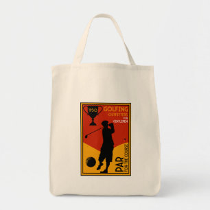 1930er Jahre Klassische Golf Art Print Tragetasche