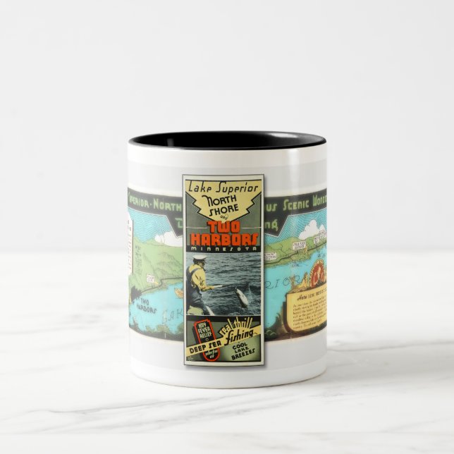 1930er LAKE SUPERIOR TOURIST BROCHURE Tasse (Mittel)