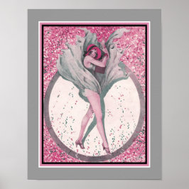 1931, Art Deco, französische Mode Poster