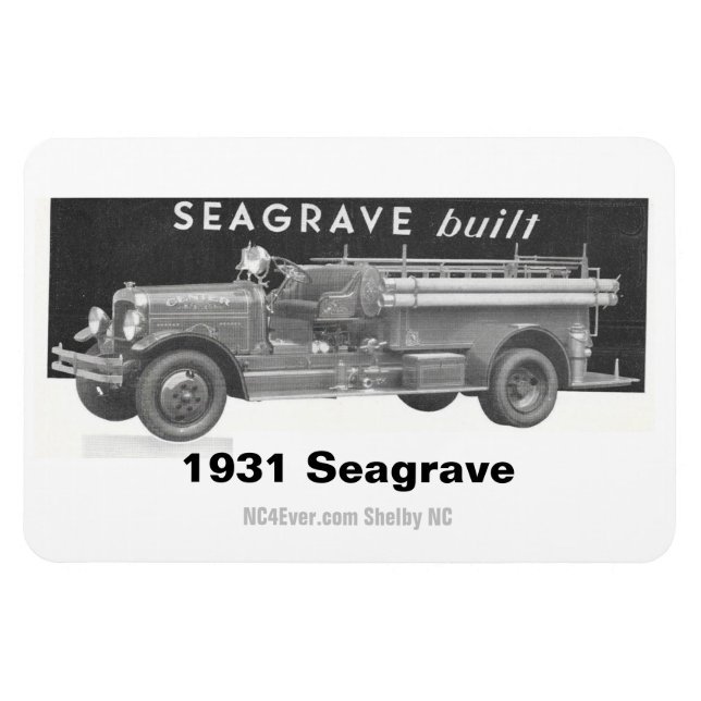 1931 Flexible Seagrave Magnet (Horizontal)