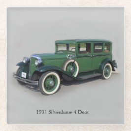 1931 Silverdome 4 Door Glas Untersetzer