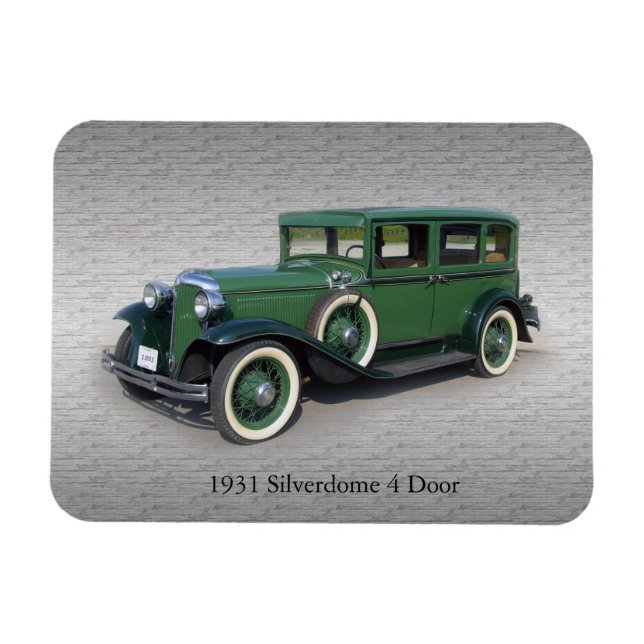 1931 Silverdome-4-Türmagnet Magnet (Horizontal)