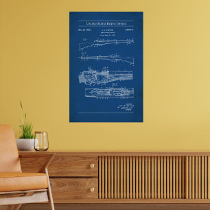 1932 US-Patent 1892141 - M1 Garand Rifle Poster