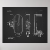 1932 Vintage Kamera - Patentkunst Zeichnend Print