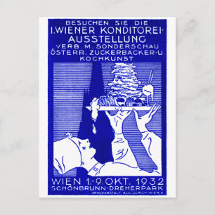 1932 Wiener Baker-Expo Postkarte