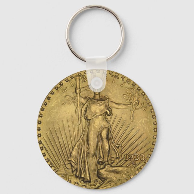 1933 Doppel-Adlergoldmünze Schlüsselanhänger (Vorderseite)