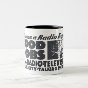 1933 LERNENWERBUNG ZWEIFARBIGE TASSE