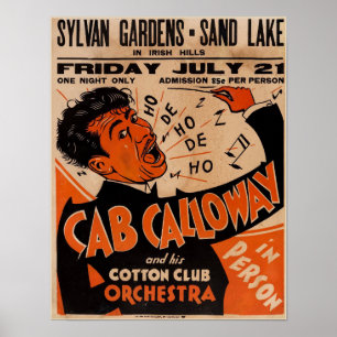1933 Vintag Cab Calloway Concert Poster Hi-Res
