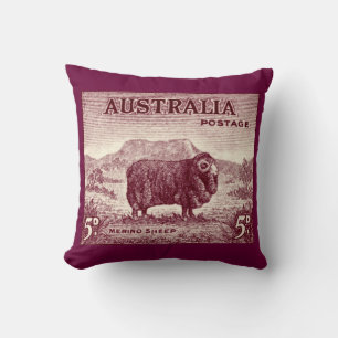 1934 Australian Merino Sheep Kissen