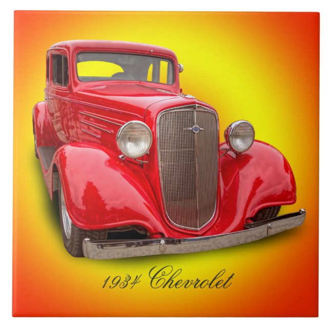 1934 CHEVROLET FLIESE (Vorderseite)