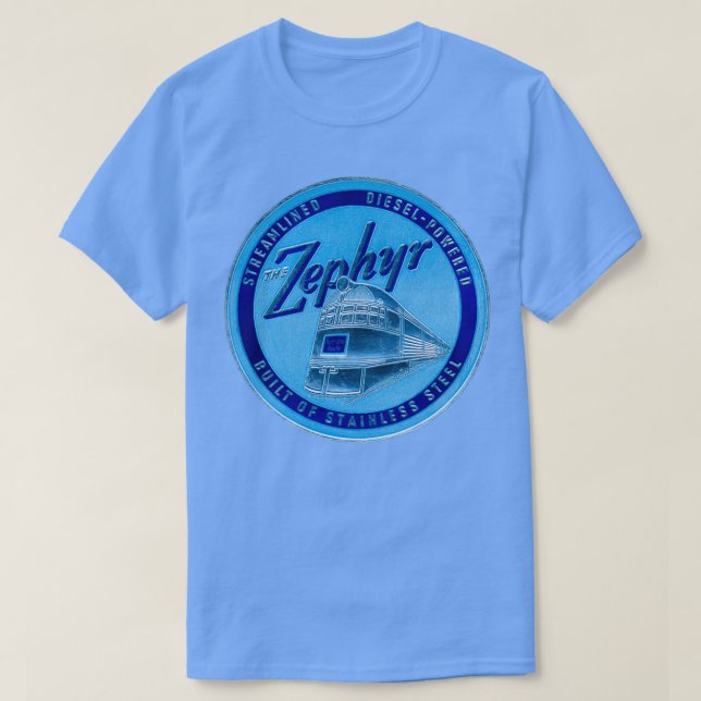 1934 Der Zephyr-Personenzug T-Shirt (Design vorne)