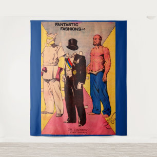 1934 Dr. Zarkov Flash Gordon Comic Wandteppich