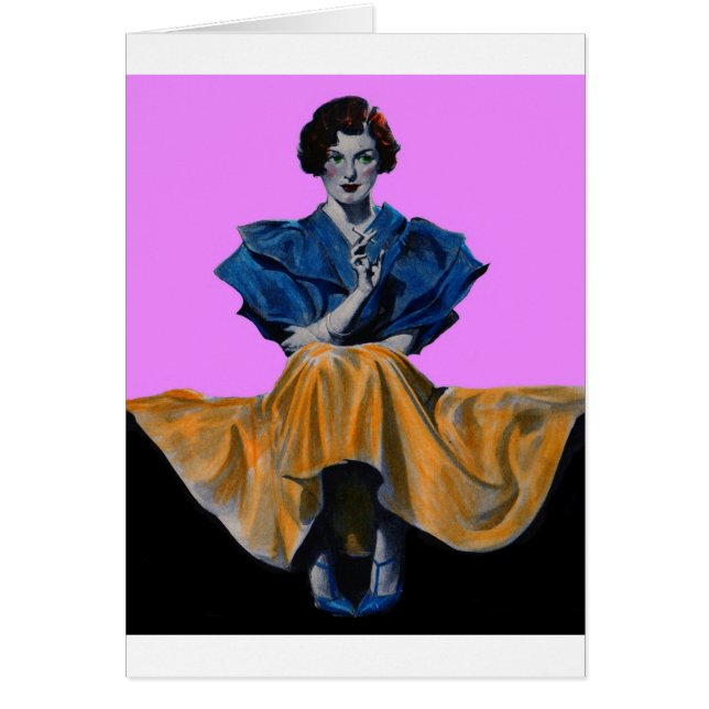 1934 hübsche Dame mit Chesterfield (Vorne)