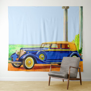 1934 Lincoln-Modell KA Wandteppich