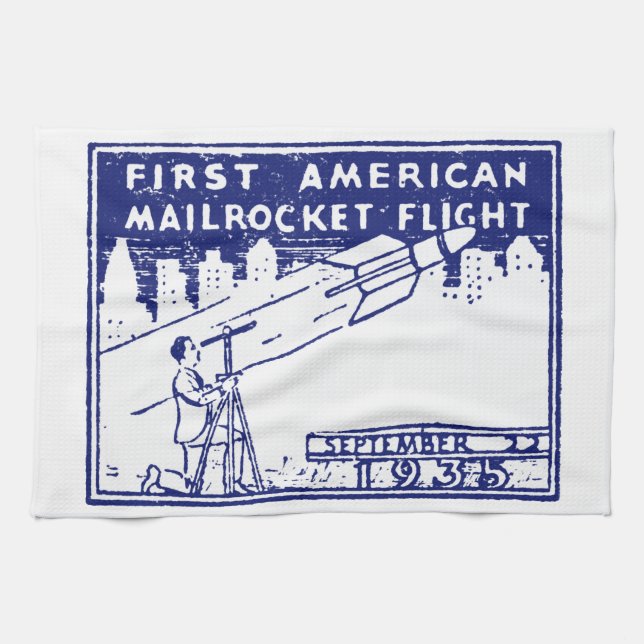 1935 American Rocket Mail Handtuch (Horizontal)