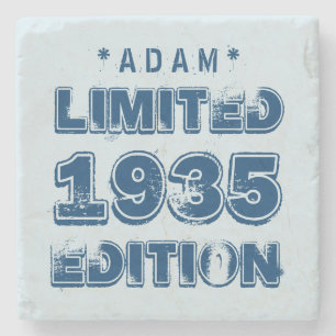 1935 oder Any Year Birthday Limited Edition 80th V Steinuntersetzer