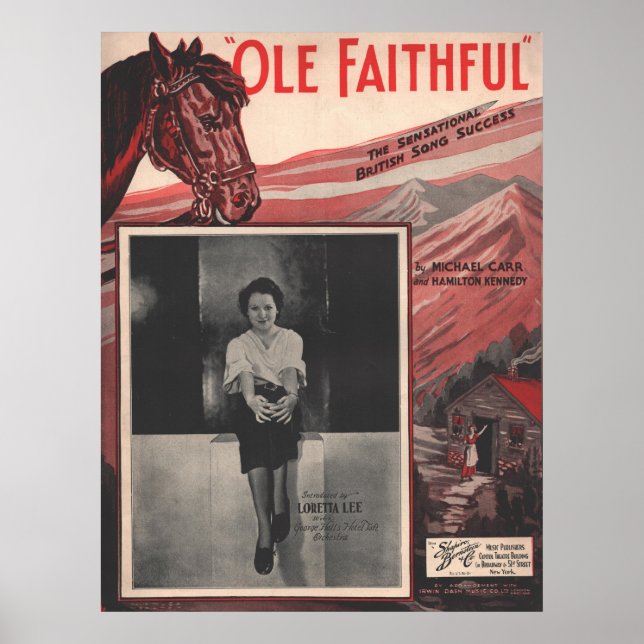 1935 Ole Faithful Poster (Vorne)