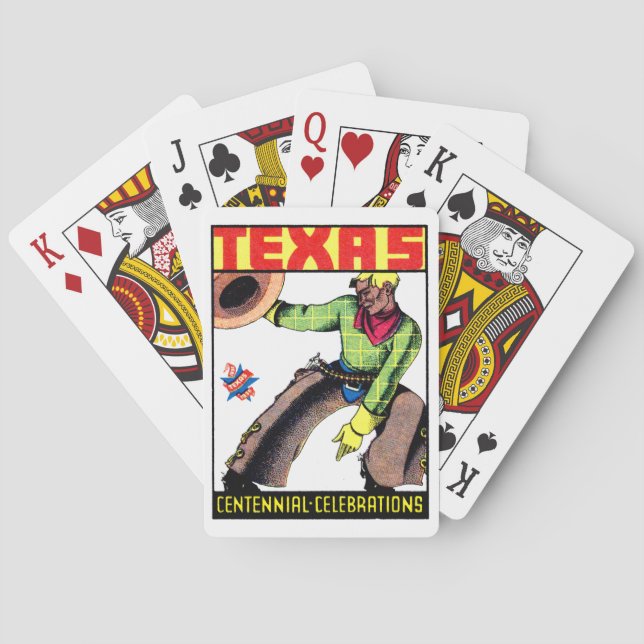 1936 Texas Centennial Spielkarten (Rückseite)