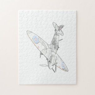 1936 WWII Spitfire-Kampfflugzeug-Farben