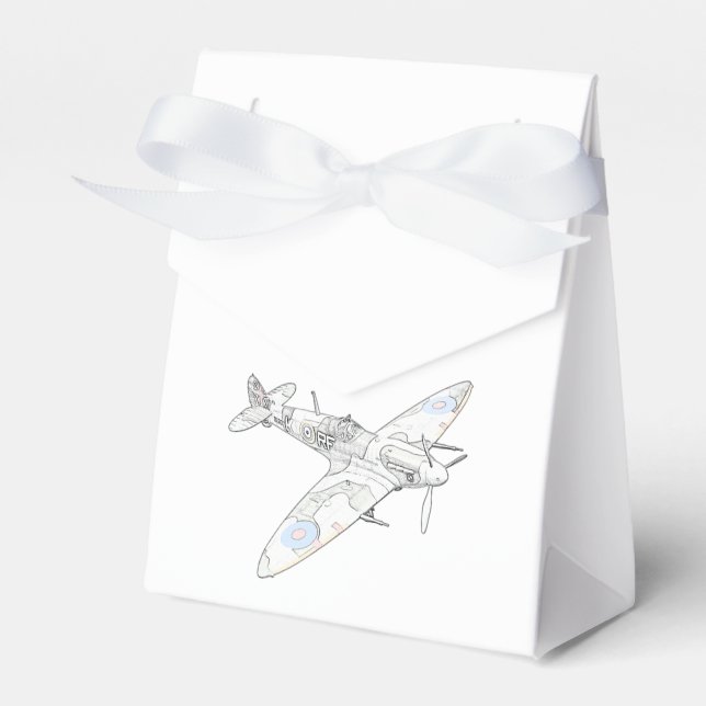 1936 Zweites Weltkrieg Feuerwehrflugzeug Spitfire  Geschenkschachtel (Vorderseite)