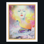 1937 "Aurora Borealis" Art Deco Poster<br><div class="desc">Farbenfroh, 1937, Art Deco-Druck "Aurora Borealis" von Henry Clive.</div>
