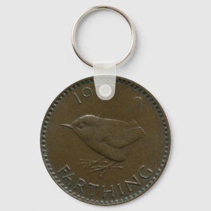 1937 Briten-Farthing-Schlüsselanhänger Schlüsselanhänger