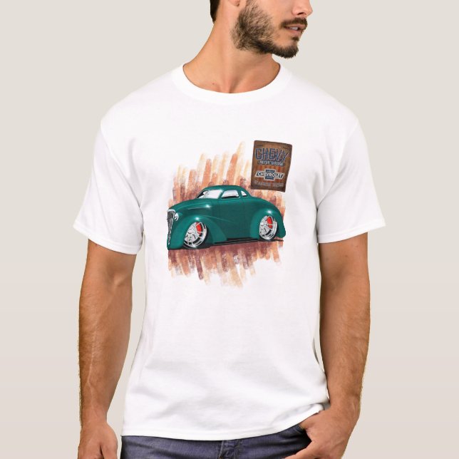 1937 Chevrolet Deluxe Coupe T-Shirt (Vorderseite)