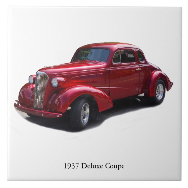 1937 Deluxe Coupe Fliesen (Vorderseite)