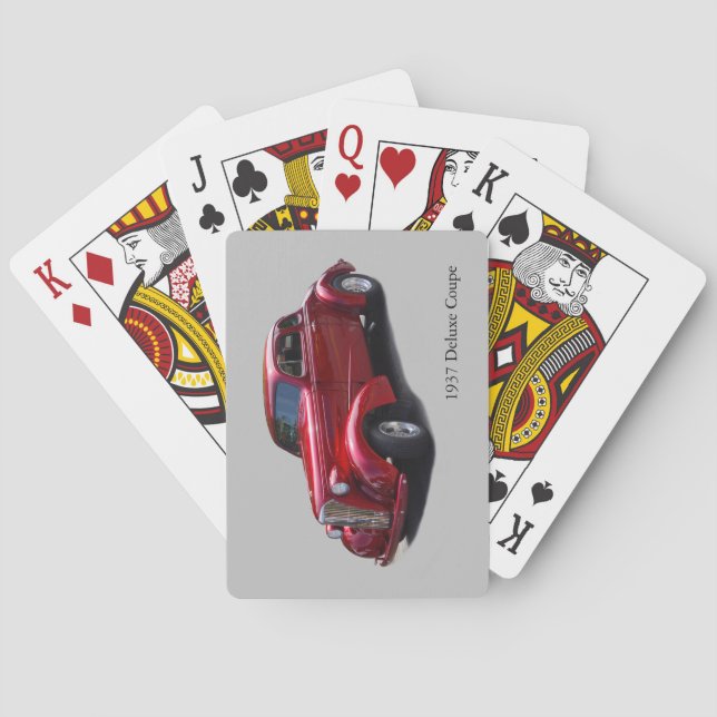 1937 Deluxe Coupe Spielkarten (Rückseite)