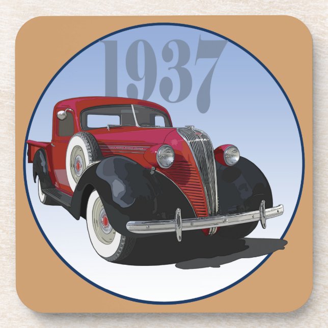 1937 Hudson Terraplane Untersetzer (Vorderseite)