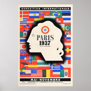 1937 Pariser Ausstellung - Plakatdrucke Poster