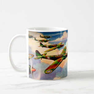 1939 British Fairey Junior Medium Bomber Kaffeetasse