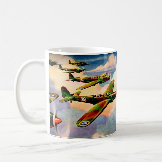 1939 British Fairey Junior Medium Bomber Kaffeetasse (Links)