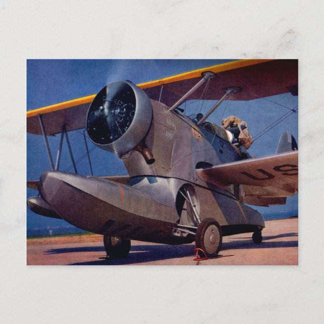 1939 Grumman F-2 Postkarte (Vorderseite)