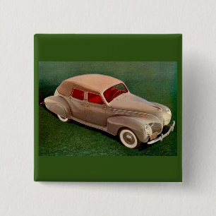 1939 Lincoln Zephyr Button