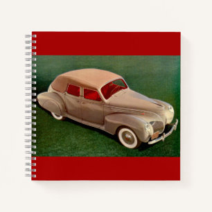 1939 Lincoln Zephyr Notizbuch