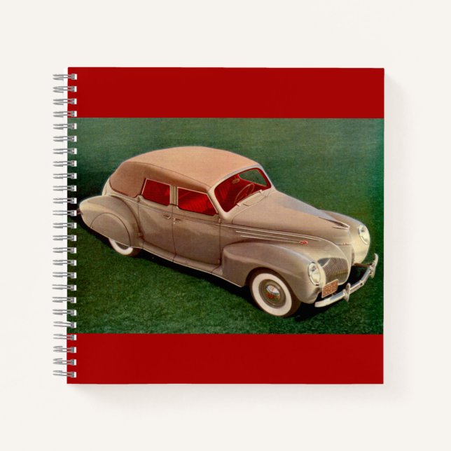1939 Lincoln Zephyr Notizbuch (Vorderseite)