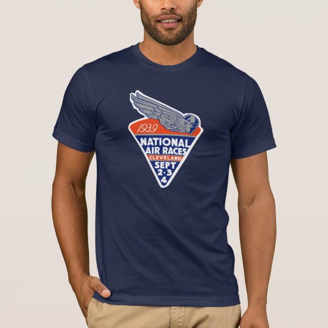 1939 nationales Luft-Rennen-T-Shirt T-Shirt (Vorderseite)