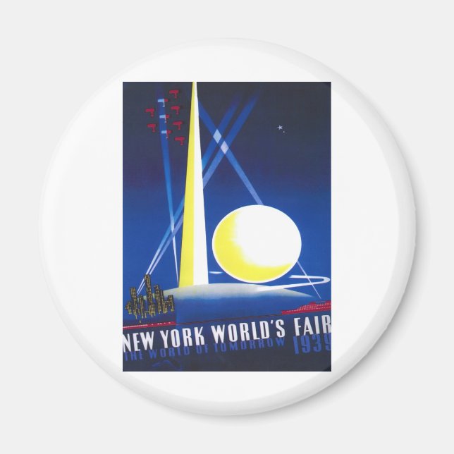 1939 New Yorker Weltmesse Magnet (Vorne)