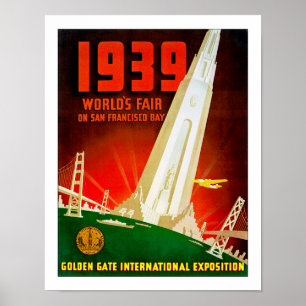 1939 Weltmesse San Francisco Poster