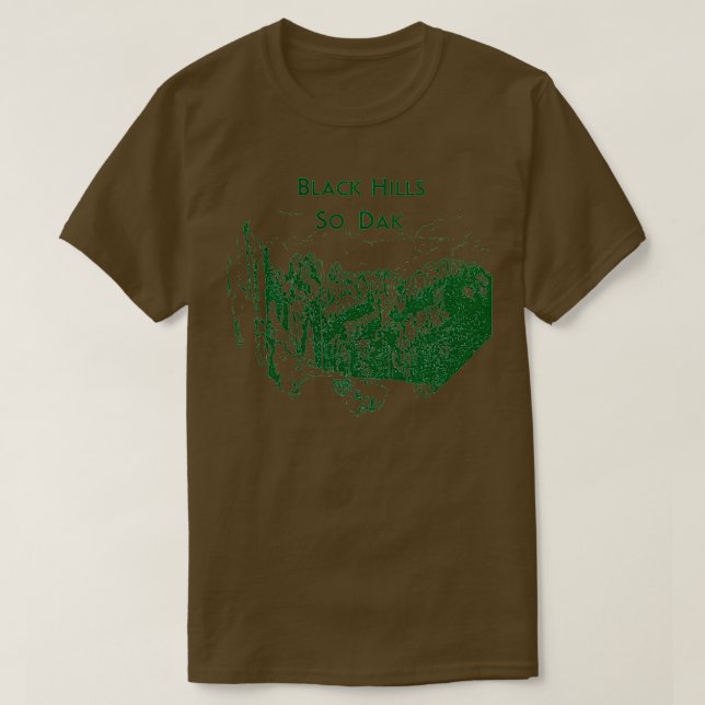 1940 Black Hills South Dakota T-Shirt (Design vorne)