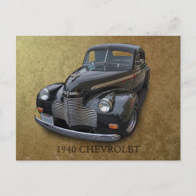 1940 CHEVROLET 2 POSTKARTE (Vorderseite)