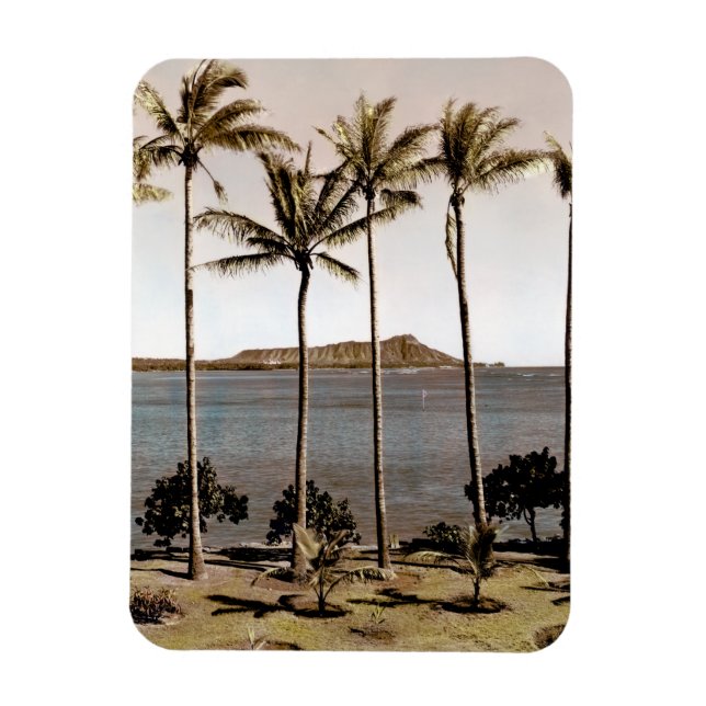1940 Diamond Head Hawaii Magnet (Vertikal)